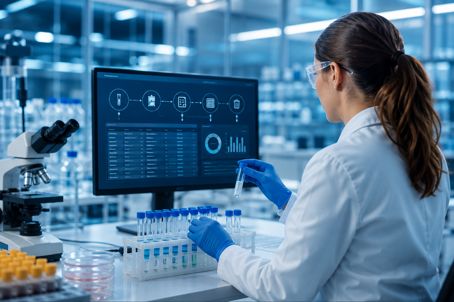 End-to-End Sample Traceability: Building a LIMS Workflow for Biotech Manufacturing