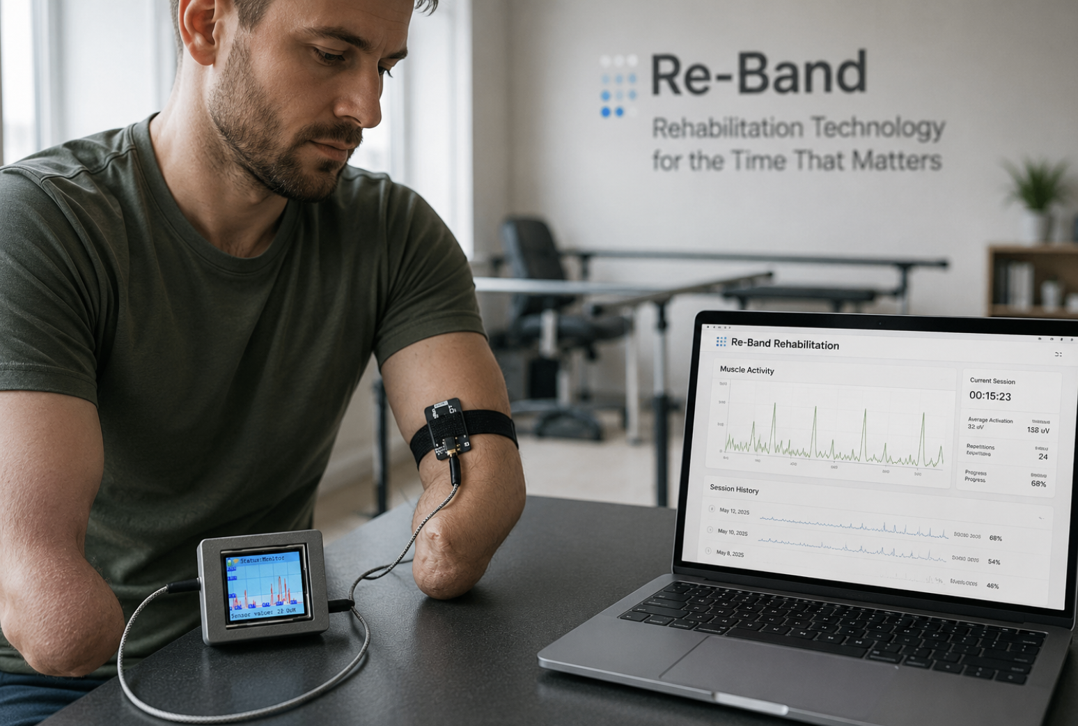 Re-Band: Building the Missing Link in Prosthetic Rehabilitation